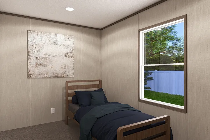 The LEGEND 14X66 Bedroom. This Manufactured Mobile Home features 3 bedrooms and 2 baths.