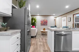 The SPIRIT Kitchen. This Manufactured Mobile Home features 2 bedrooms and 2 baths.