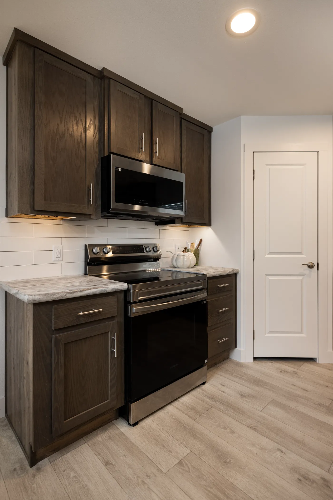 The RAMSEY 217-1 Kitchen. This Manufactured Mobile Home features 3 bedrooms and 2 baths.