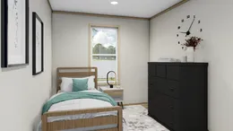 The RICHMOND Bedroom. This Manufactured Mobile Home features 3 bedrooms and 2 baths.