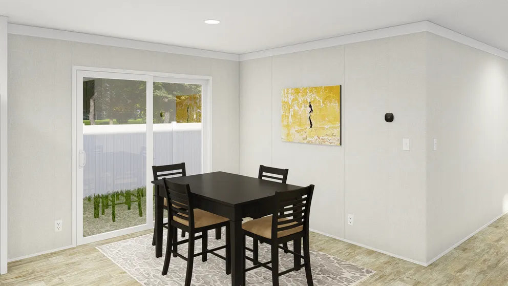 The GRAND LIVING 76 Dining Area. This Manufactured Mobile Home features 4 bedrooms and 2 baths.