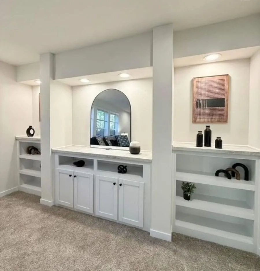 The TOMPKINS BLVD/6428-MS029-1 SEC Living Room. This Manufactured Mobile Home features 3 bedrooms and 2 baths.