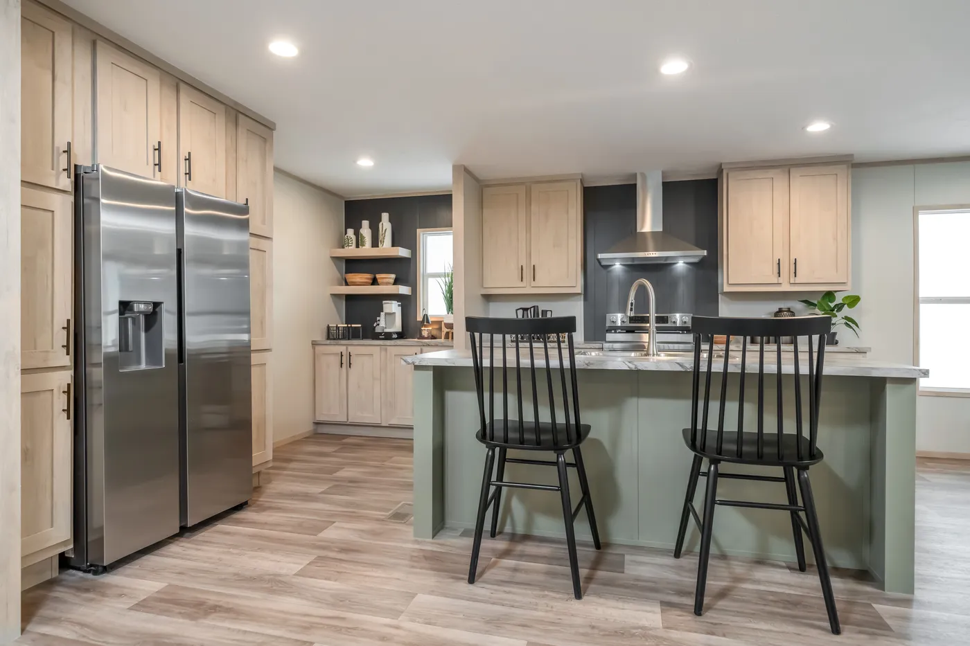 The CROCKETT Exterior. This Manufactured Mobile Home features 3 bedrooms and 2 baths.