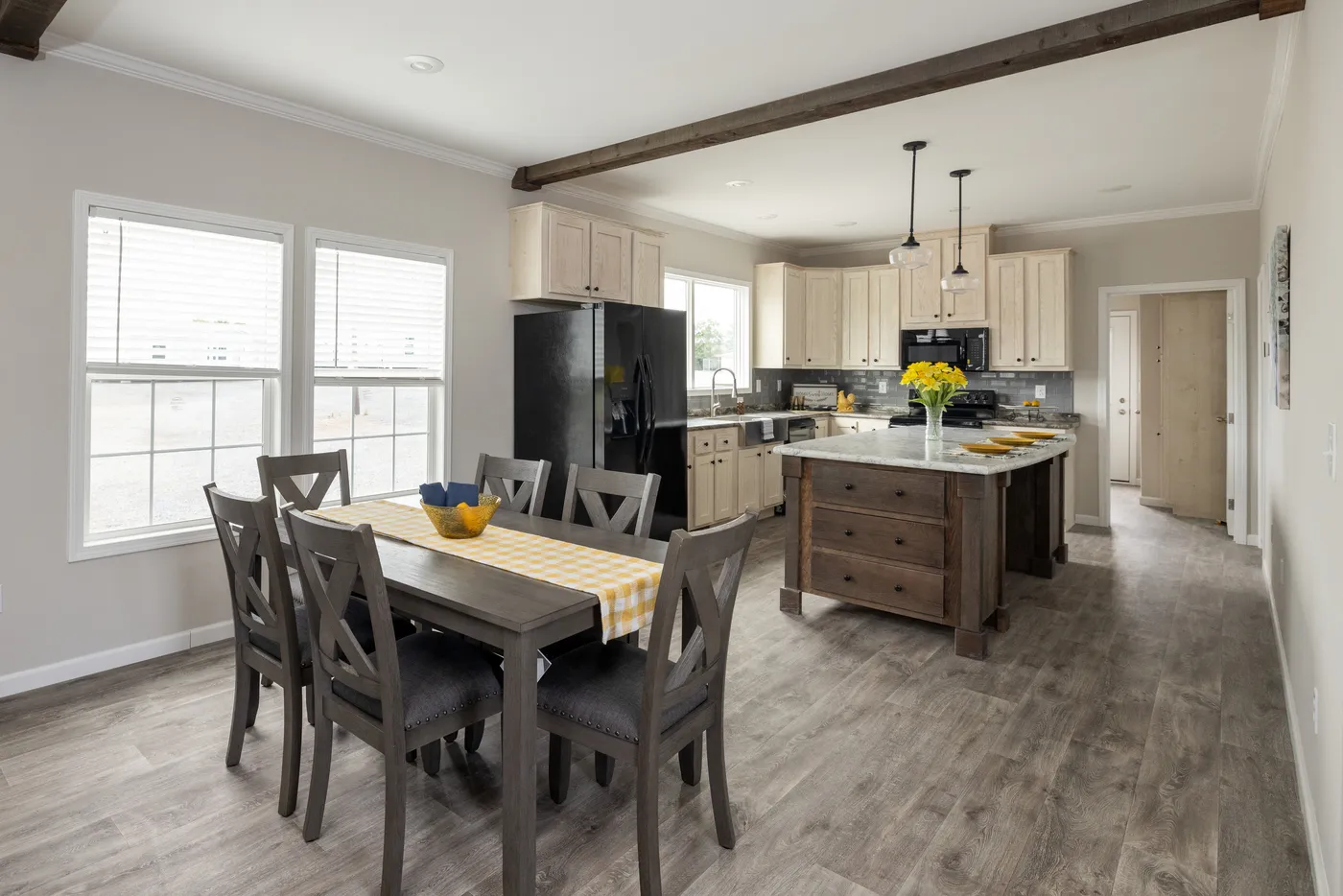 The THE ROGUE Kitchen. This Manufactured Mobile Home features 3 bedrooms and 2 baths.