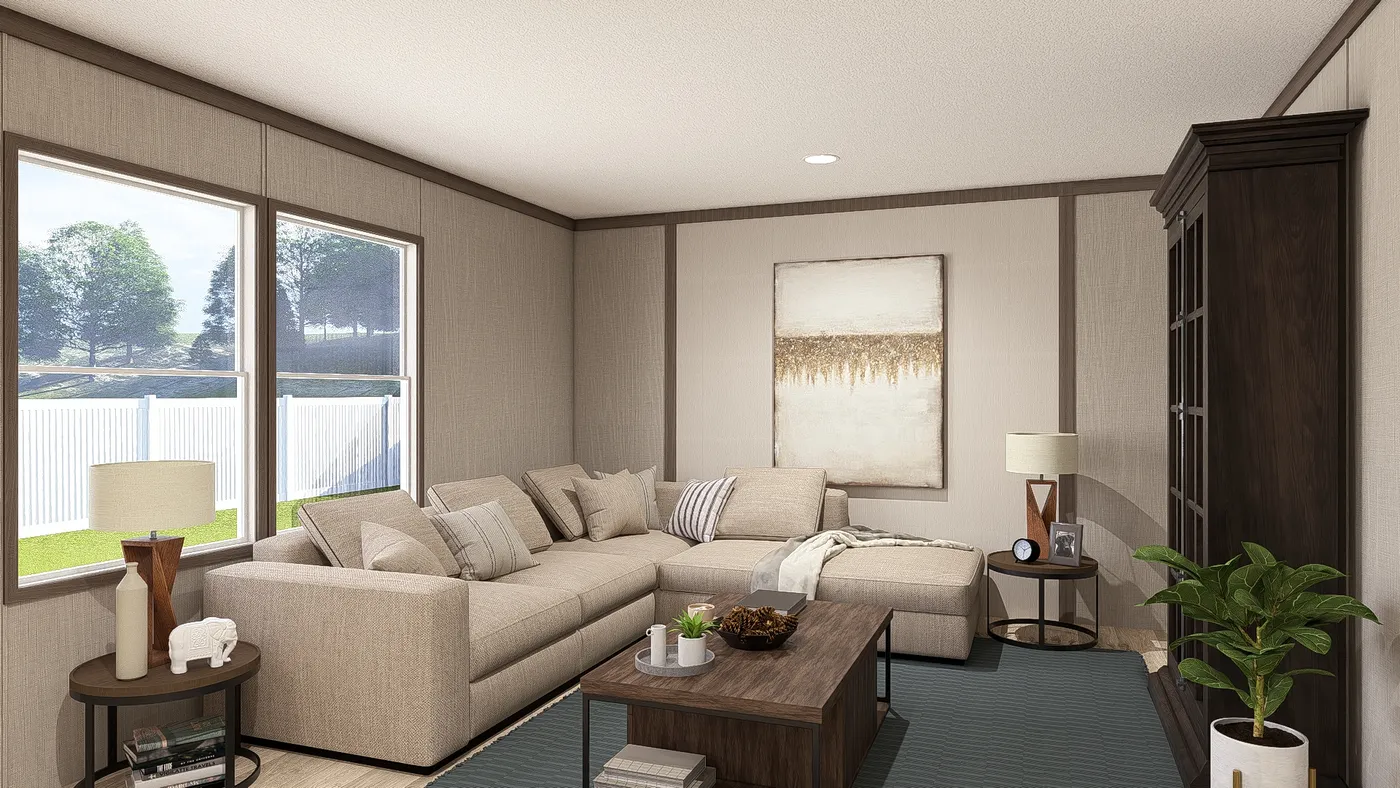The ULTRA PRO 3 BR 28X60 Den. This Manufactured Mobile Home features 3 bedrooms and 2 baths.