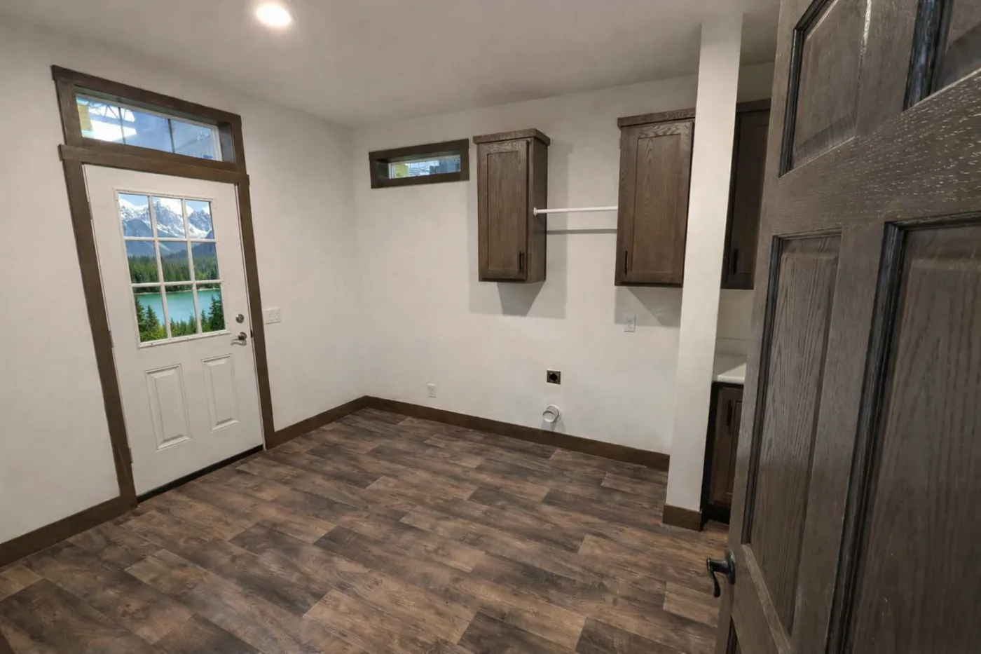 The LEGEND 402 MOD Utility Room. This Modular Home features 3 bedrooms and 2 baths.