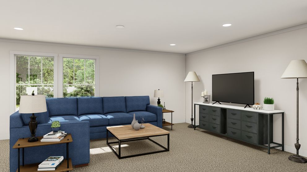 The LIMELIGHT Living Room. This Manufactured Mobile Home features 3 bedrooms and 2 baths.