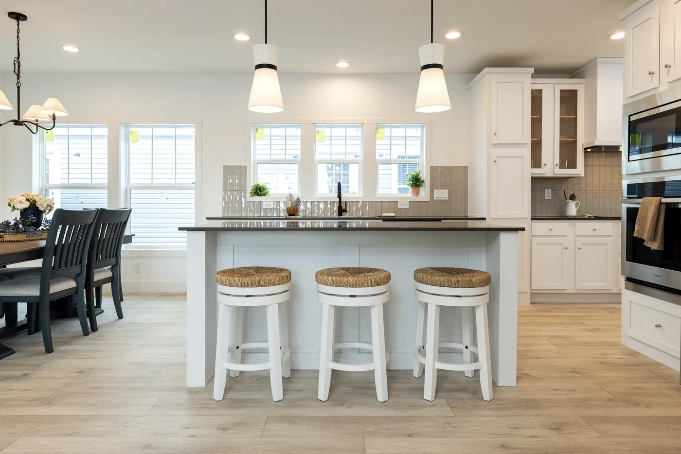 The WINSTON Kitchen. This Manufactured Mobile Home features 3 bedrooms and 2 baths.