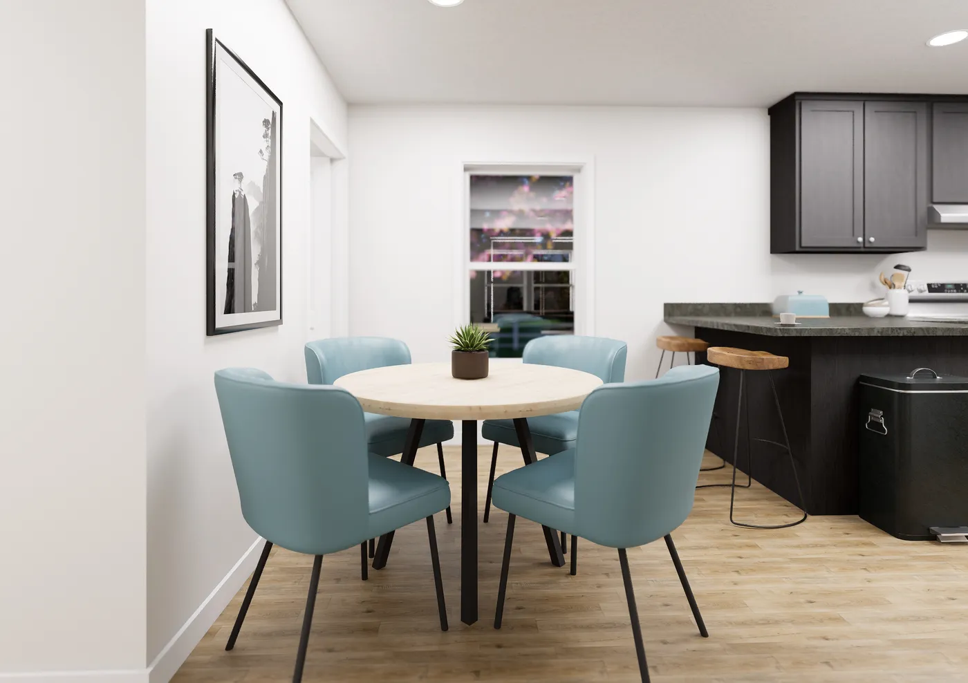 The 5037 IMAGINE Dining Area. This Manufactured Mobile Home features 3 bedrooms and 2 baths.