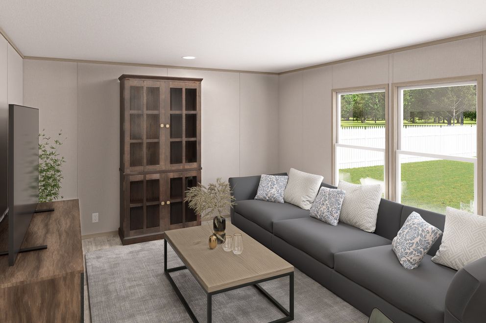 The THE EAGLE 68 Den. This Manufactured Mobile Home features 4 bedrooms and 2 baths.