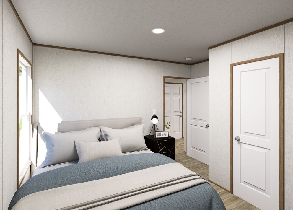 The EMBER Guest Bedroom. This Manufactured Mobile Home features 2 bedrooms and 2 baths.