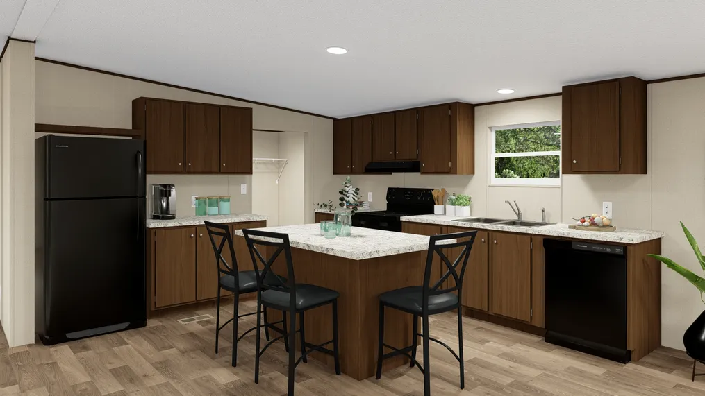 The MARVEL Kitchen. This Manufactured Mobile Home features 4 bedrooms and 2 baths.