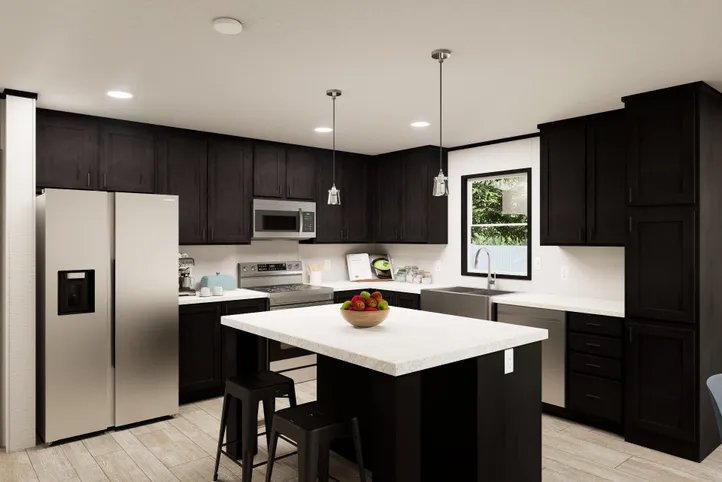The ULTRA PRO HERCULES 28X68 3BR Kitchen. This Manufactured Mobile Home features 3 bedrooms and 2 baths.