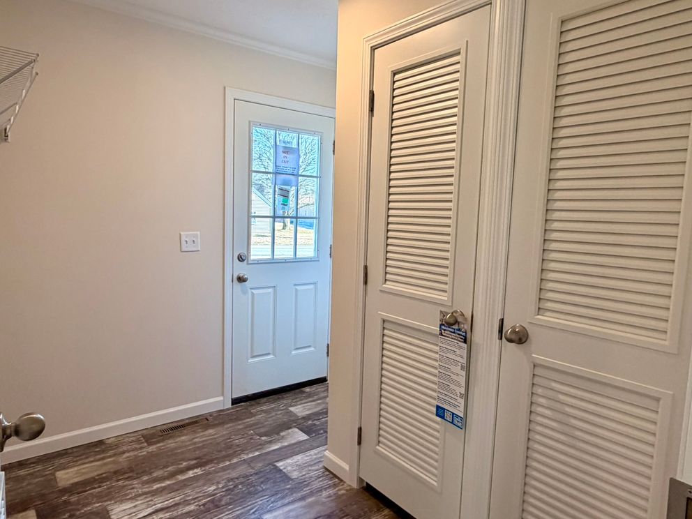 The TOURMALINE 7628-649 Utility Room. This Manufactured Mobile Home features 4 bedrooms and 2 baths.