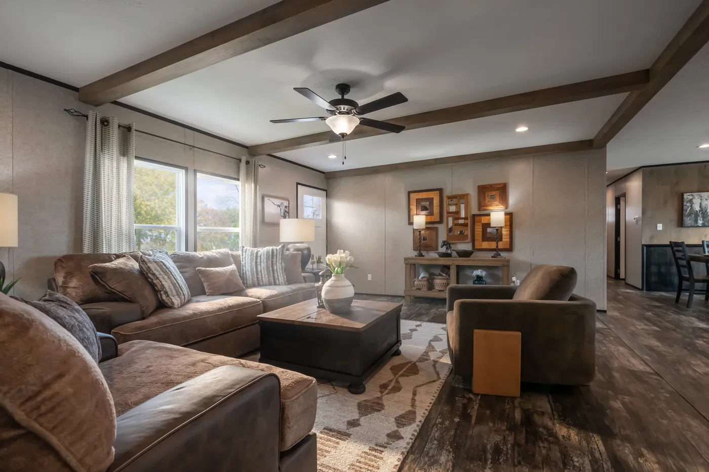 The THE TRIBUTARY Exterior. This Manufactured Mobile Home features 3 bedrooms and 2 baths.