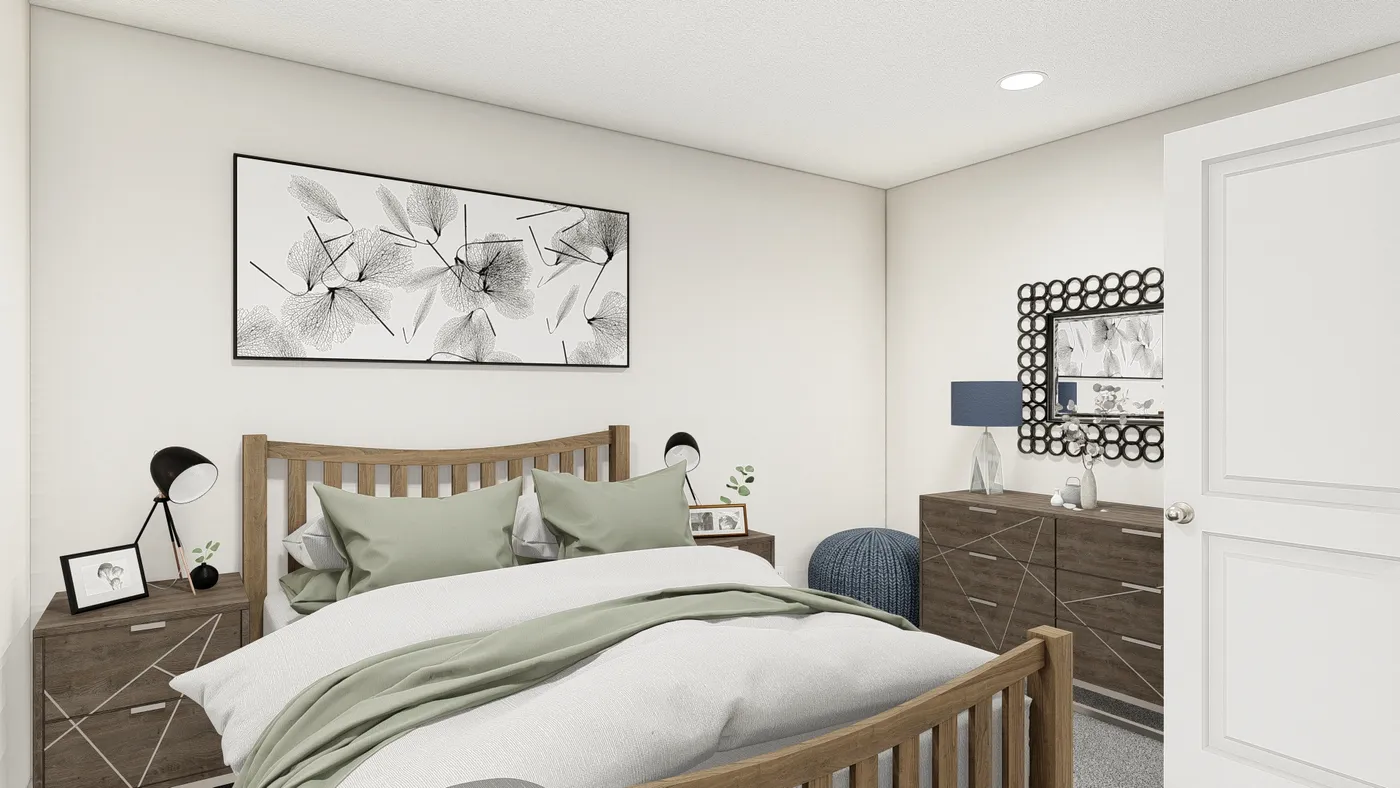 The DRM401M 40'              DREAM Bedroom. This Manufactured Mobile Home features 1 bedroom and 1 bath.