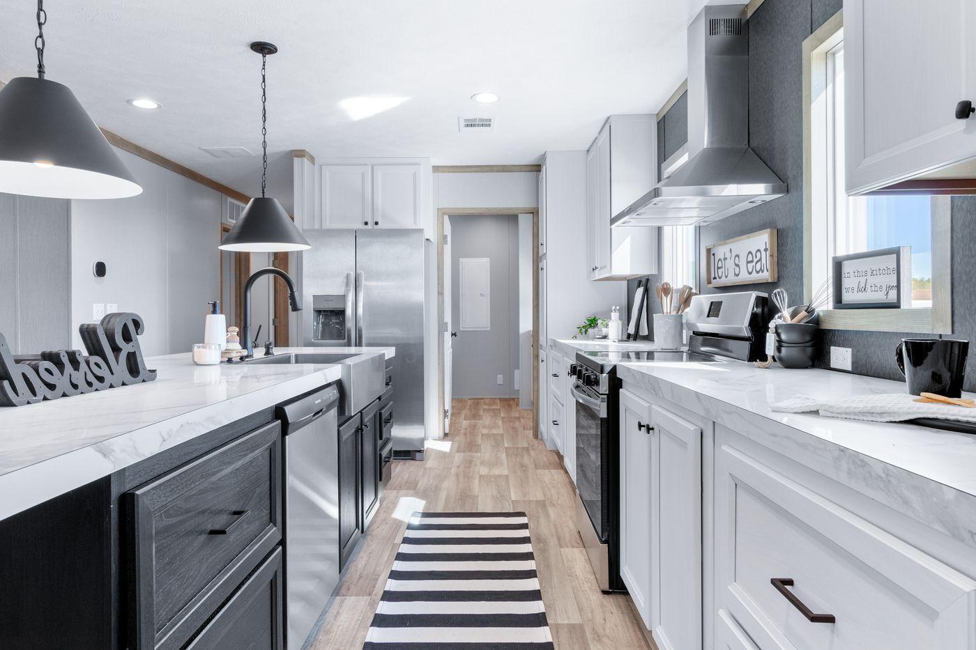 The ANATOLIA XL Kitchen. This Manufactured Mobile Home features 3 bedrooms and 2 baths.