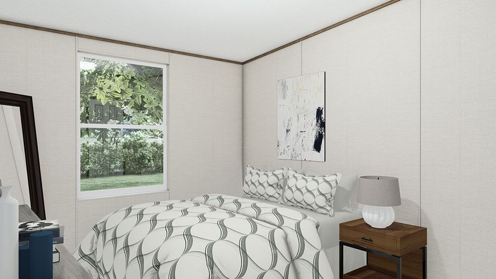 The MARVEL 4 Guest Bedroom. This Manufactured Mobile Home features 4 bedrooms and 2 baths.