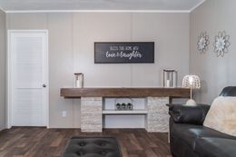 The TRADITION 72 Family Room. This Manufactured Mobile Home features 4 bedrooms and 2 baths.
