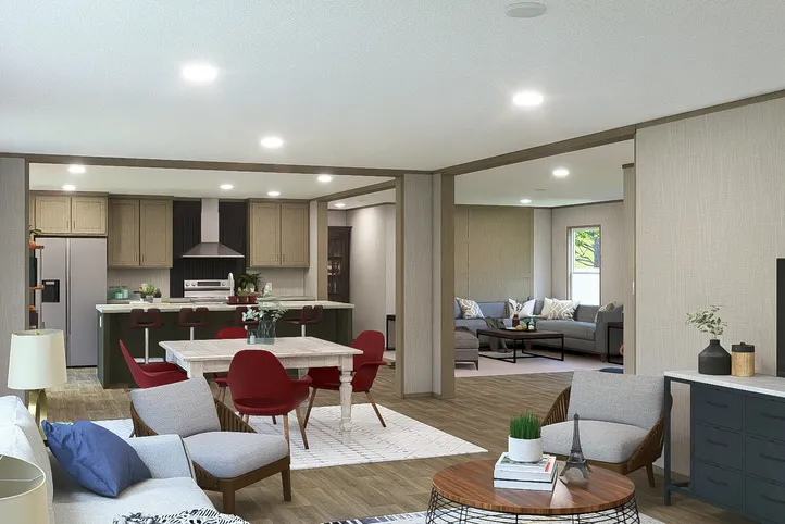 The EVEREST Foyer. This Manufactured Mobile Home features 4 bedrooms and 2 baths.