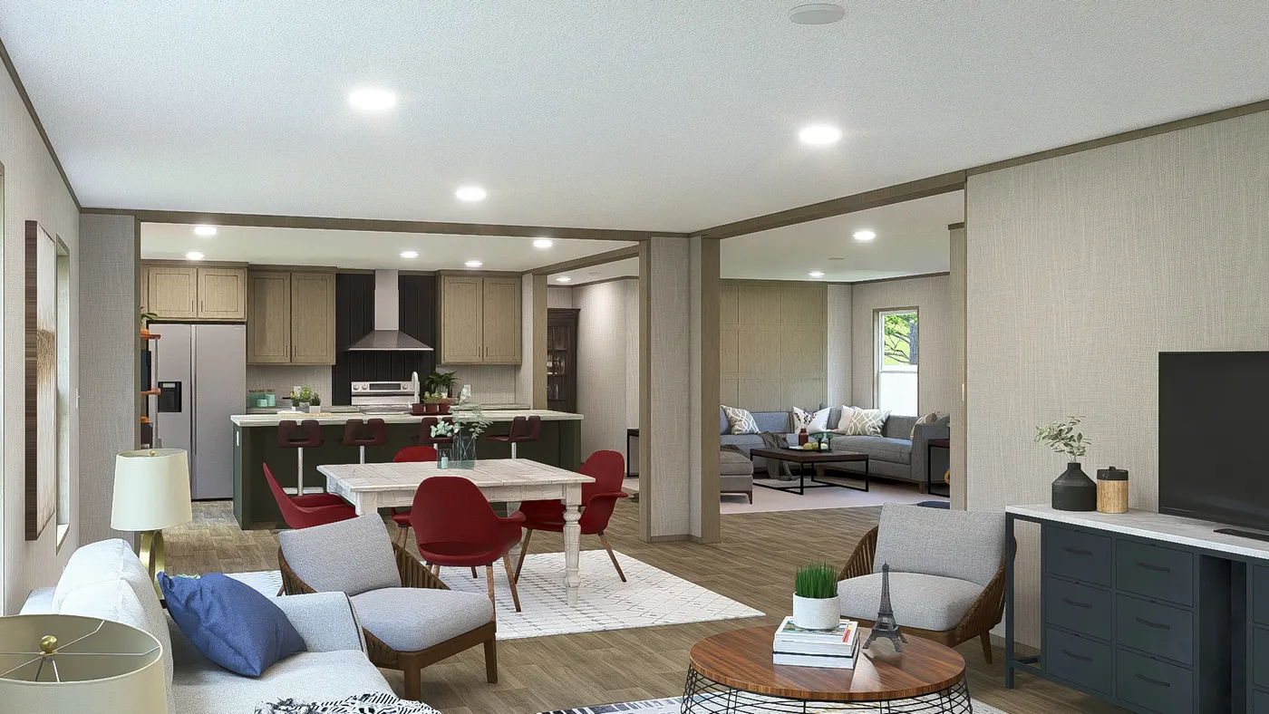 The EVEREST Foyer. This Manufactured Mobile Home features 4 bedrooms and 2 baths.