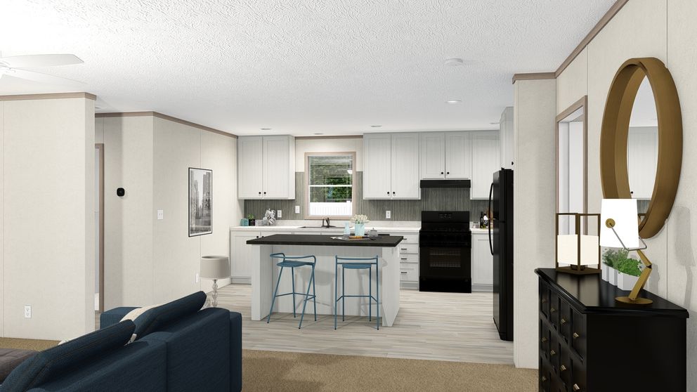 The 4428-E781 THE PULSE Foyer. This Manufactured Mobile Home features 3 bedrooms and 2 baths.
