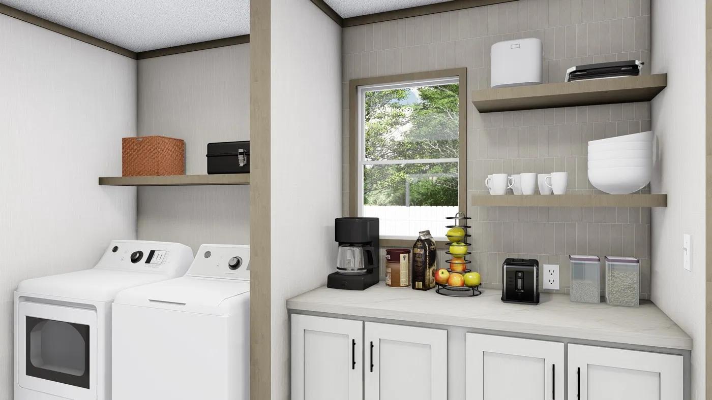 The BOONE Kitchen. This Manufactured Mobile Home features 4 bedrooms and 2 baths.