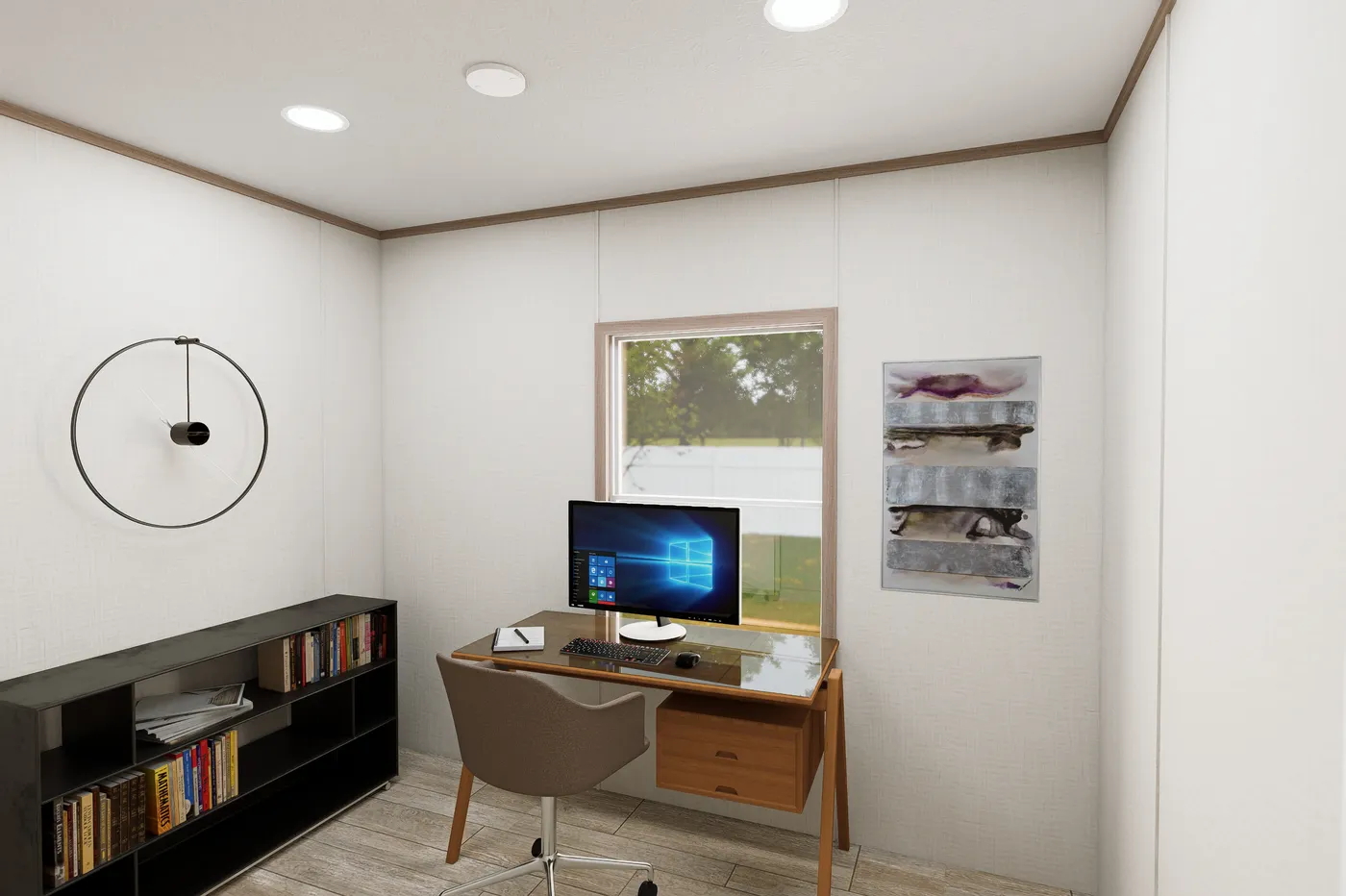 The ULTRA FLEX 76 Office. This Manufactured Mobile Home features 4 bedrooms and 2 baths.