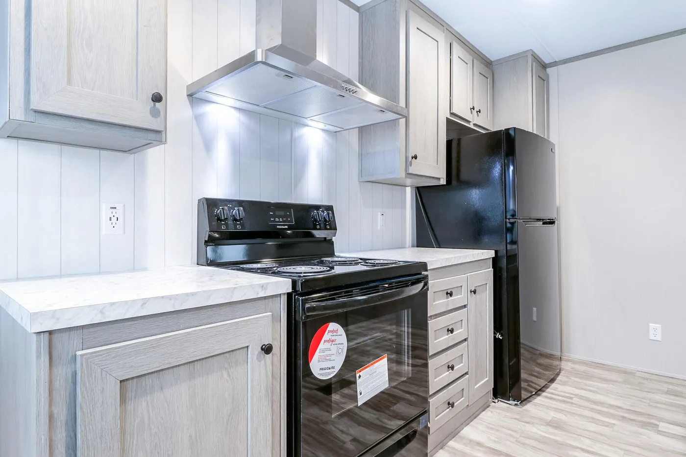 The BREEZE 16723A Exterior. This Manufactured Mobile Home features 3 bedrooms and 2 baths.