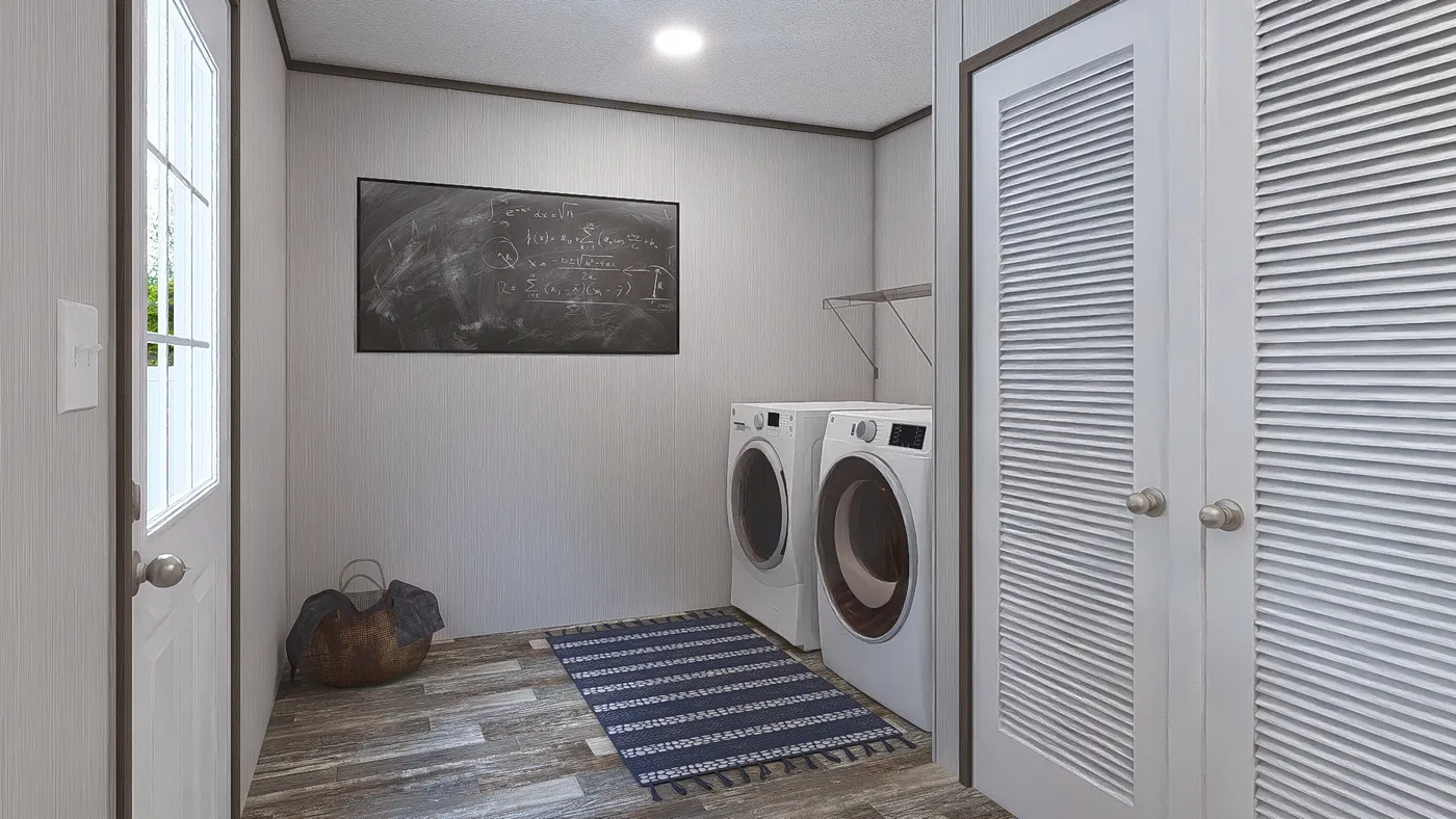The ULTRA PRO JEWEL 3 BR 32X60 Utility Room. This Manufactured Mobile Home features 3 bedrooms and 2 baths.