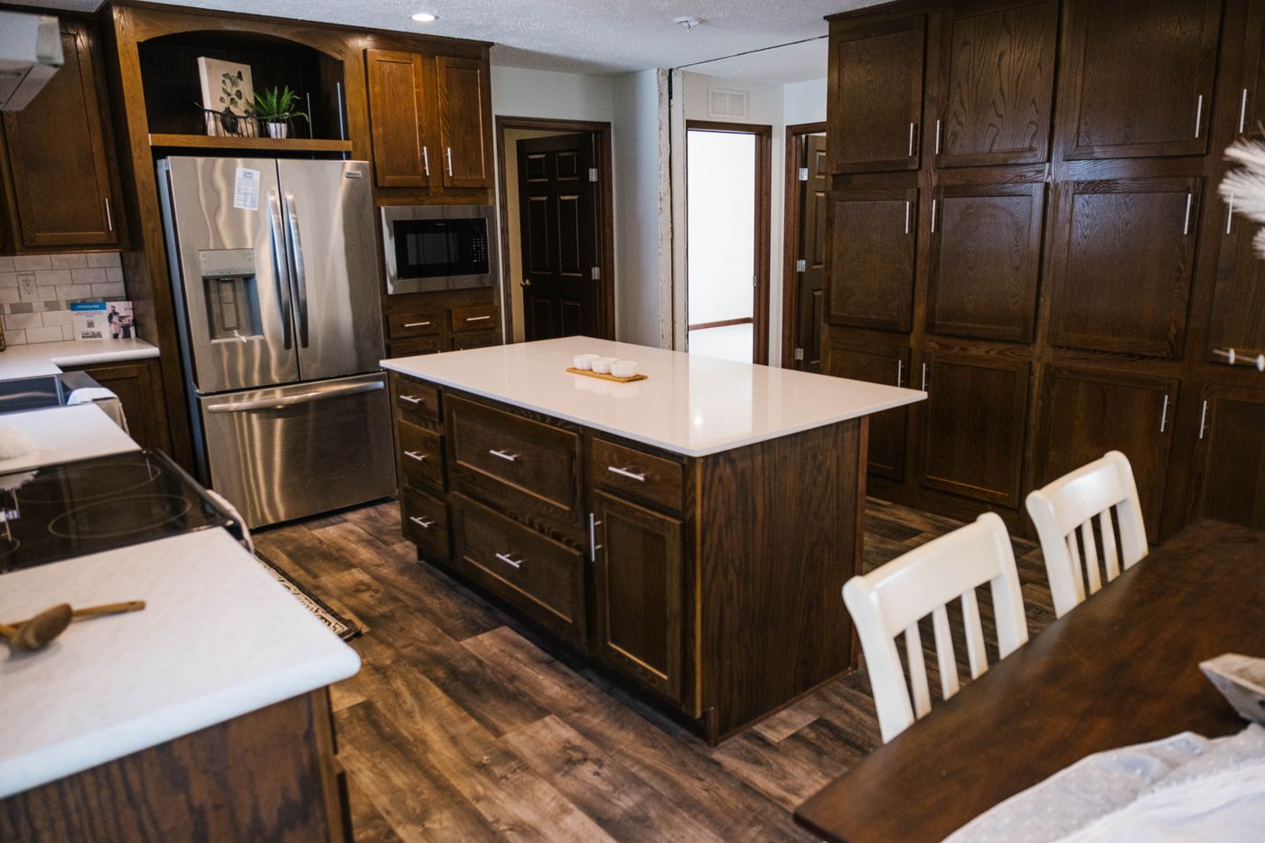 The LEGACY 377 Kitchen. This Manufactured Mobile Home features 3 bedrooms and 2 baths.