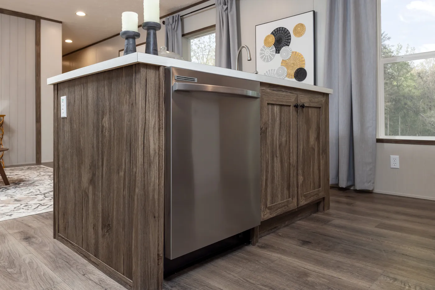 The INTUITION Kitchen. This Manufactured Mobile Home features 3 bedrooms and 2 baths.
