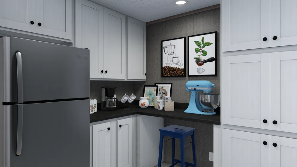 The 6428-E792 THE PULSE Storage. This Manufactured Mobile Home features 3 bedrooms and 2.5 baths.