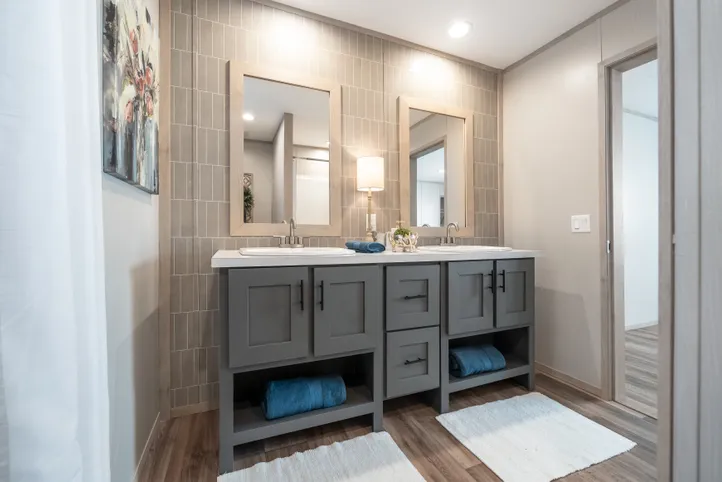 The MOROCCO Exterior. This Manufactured Mobile Home features 4 bedrooms and 2 baths.