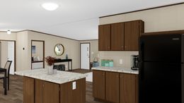 The THRILL Kitchen. This Manufactured Mobile Home features 3 bedrooms and 2 baths.