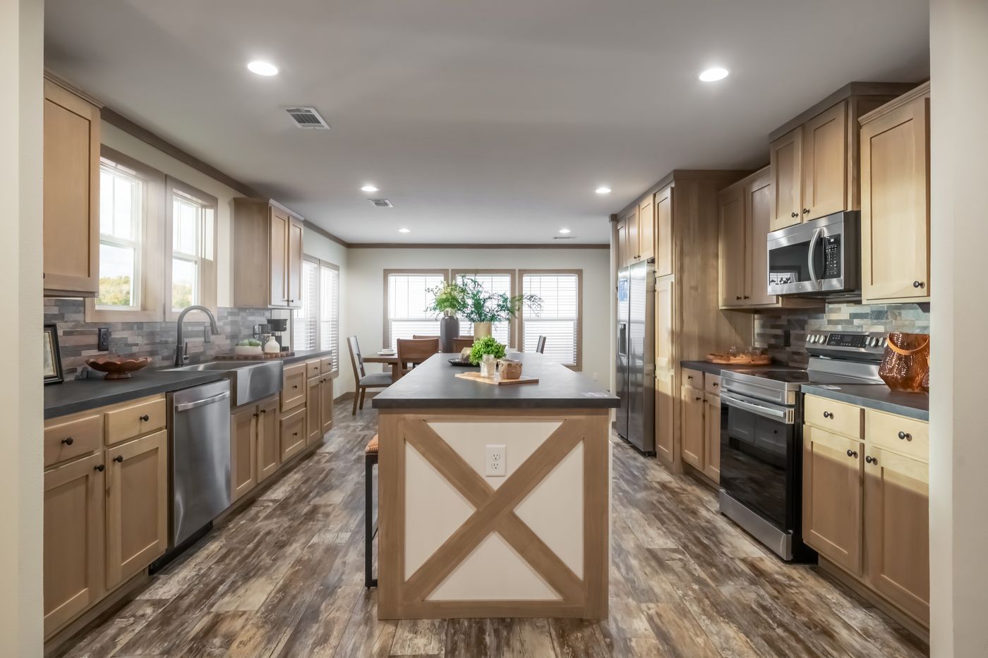 The BOUJEE PREMIER Kitchen. This Manufactured Mobile Home features 4 bedrooms and 2 baths.