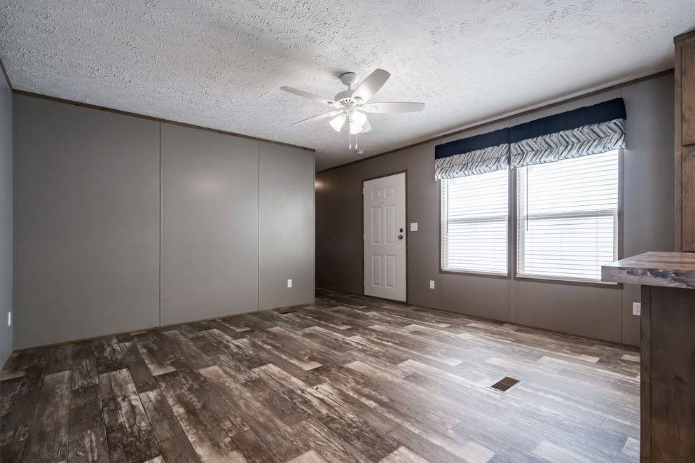 The PEYTON Exterior. This Manufactured Mobile Home features 3 bedrooms and 2 baths.