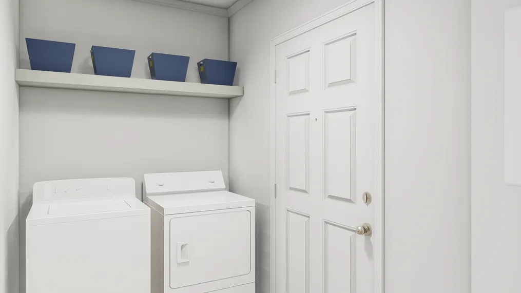 The TU3068A Utility Room. This Manufactured Mobile Home features 4 bedrooms and 2 baths.