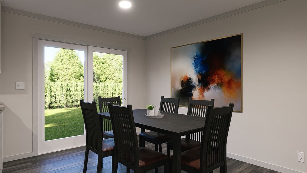 The FARM 3 FLEX ELITE DEN Dining Area. This Manufactured Mobile Home features 3 bedrooms and 2 baths.
