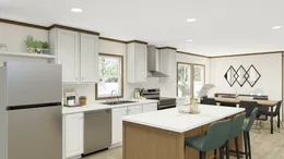 The THE OCCASION Kitchen. This Manufactured Mobile Home features 4 bedrooms and 2 baths.