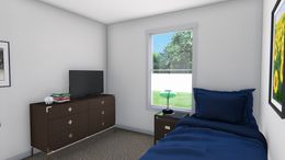 The AFRICA Guest Bedroom. This Manufactured Mobile Home features 3 bedrooms and 2 baths.