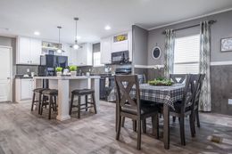 The TRADITION 48 Kitchen. This Manufactured Mobile Home features 3 bedrooms and 2 baths.