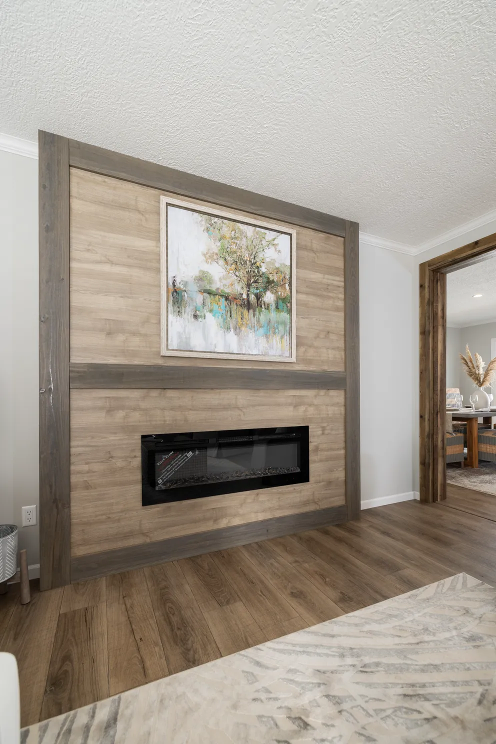 The THE JEFFERSON Living Room. This Manufactured Mobile Home features 3 bedrooms and 2 baths.