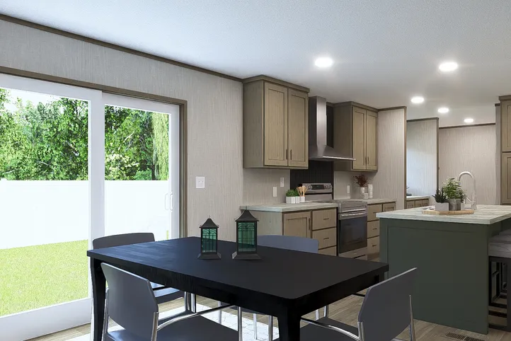 The MOROCCO Kitchen. This Manufactured Mobile Home features 4 bedrooms and 2 baths.