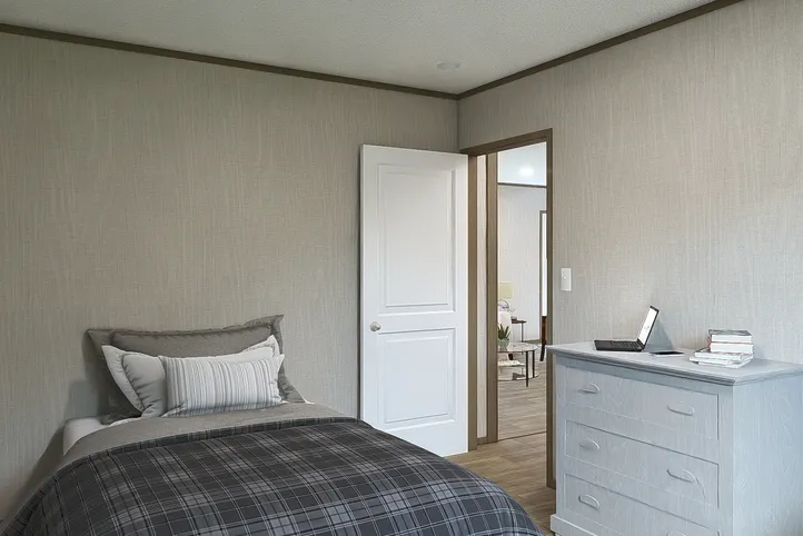 The MOROCCO Guest Bedroom. This Manufactured Mobile Home features 4 bedrooms and 2 baths.