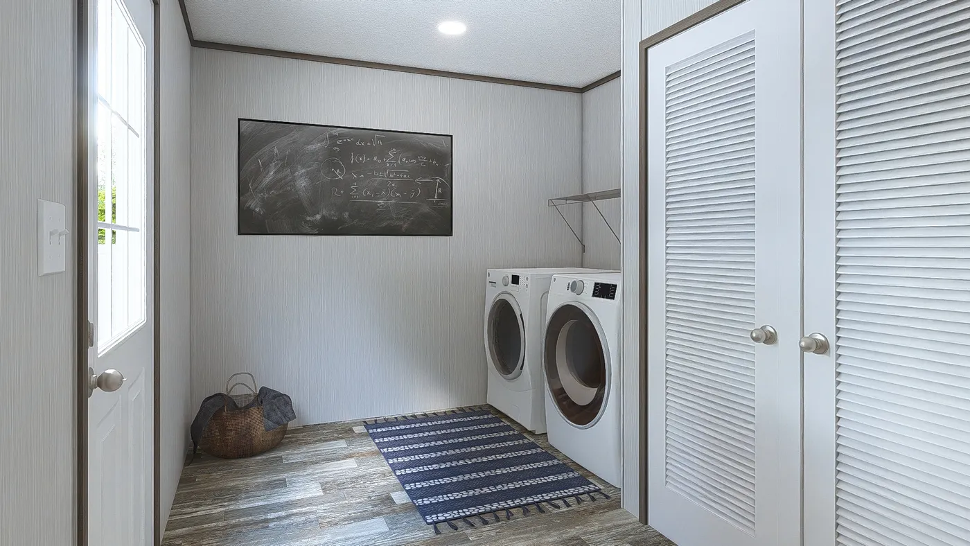 The ULTRA PRO JEWEL 3 BR 32X60 Utility Room. This Manufactured Mobile Home features 3 bedrooms and 2 baths.