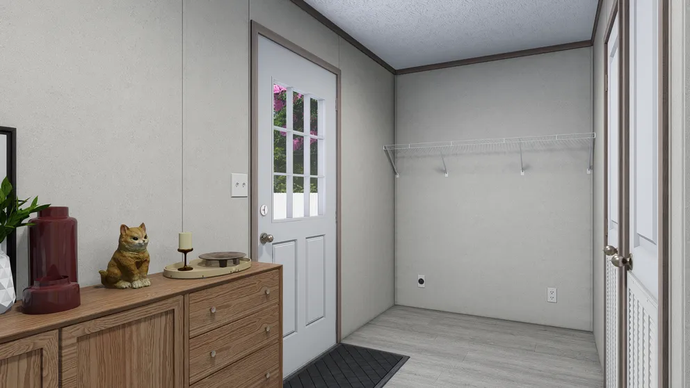 The 6428-E792 THE PULSE Utility Room. This Manufactured Mobile Home features 3 bedrooms and 2.5 baths.
