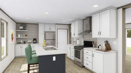 The RAINIER Kitchen. This Manufactured Mobile Home features 4 bedrooms and 3 baths.