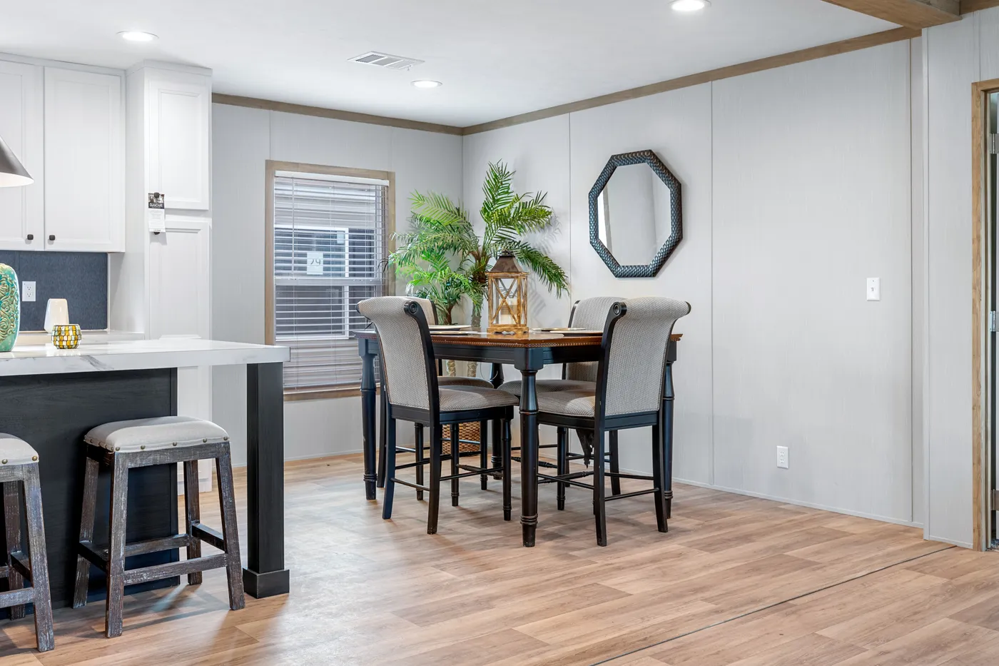 The ANATOLIA Dining Room. This Manufactured Mobile Home features 3 bedrooms and 2 baths.