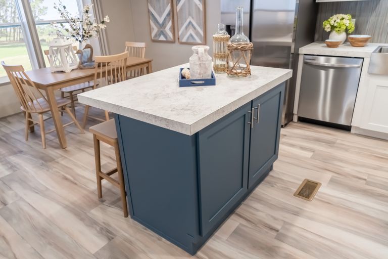 The TRADITION 48F Kitchen. This Manufactured Mobile Home features 3 bedrooms and 2 baths.
